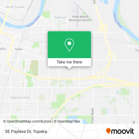 SE Payless Dr map