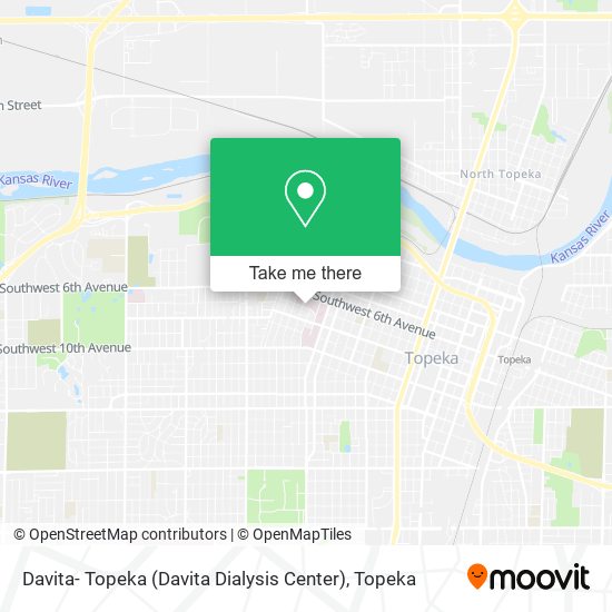 Davita- Topeka (Davita Dialysis Center) map