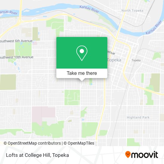 Lofts at College Hill map