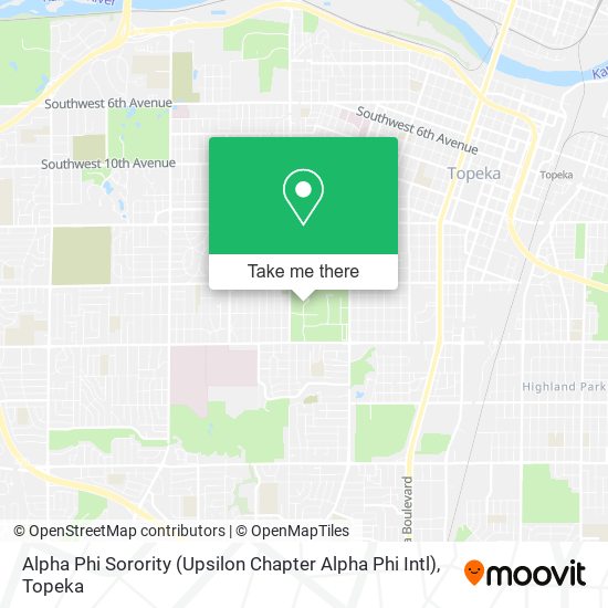 Alpha Phi Sorority (Upsilon Chapter Alpha Phi Intl) map