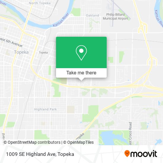 1009 SE Highland Ave map
