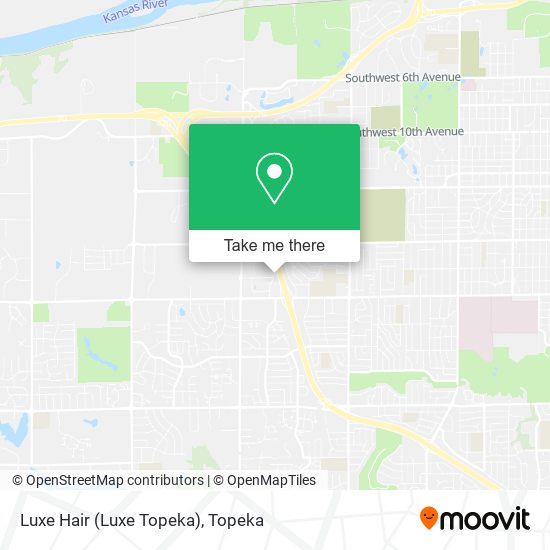 Luxe Hair (Luxe Topeka) map