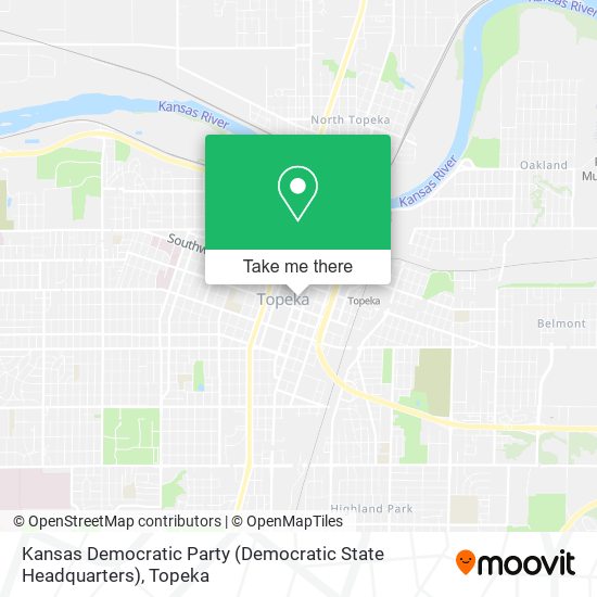 Mapa de Kansas Democratic Party (Democratic State Headquarters)