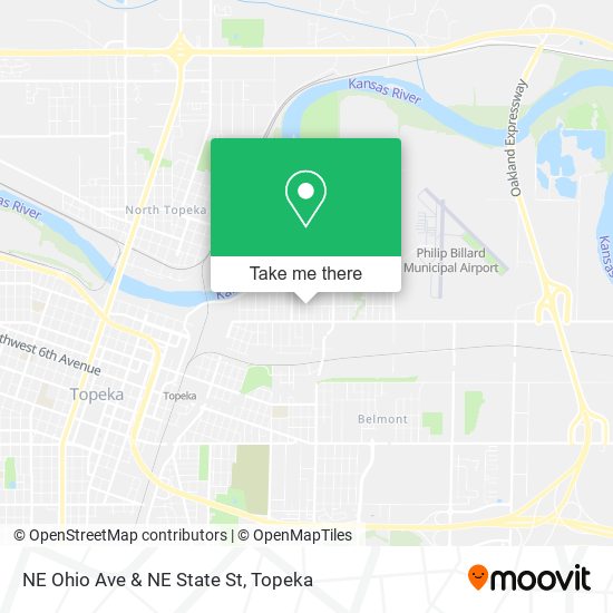 NE Ohio Ave & NE State St map