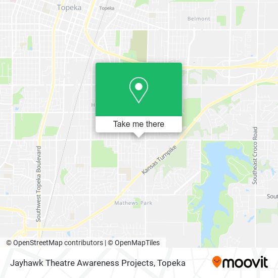 Jayhawk Theatre Awareness Projects map