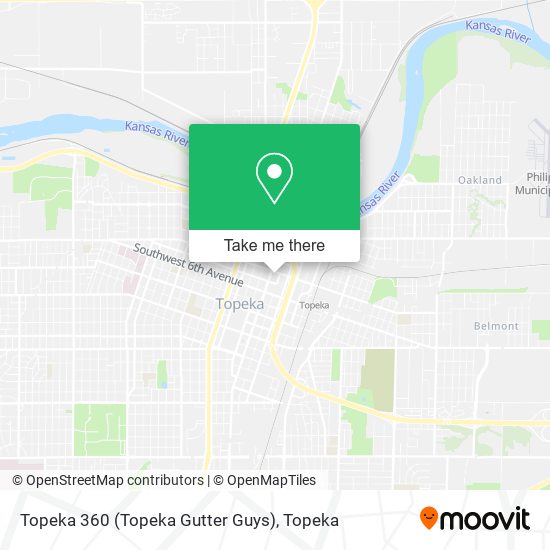 Mapa de Topeka 360 (Topeka Gutter Guys)