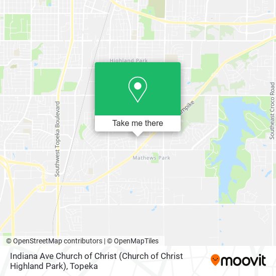 Indiana Ave Church of Christ (Church of Christ Highland Park) map