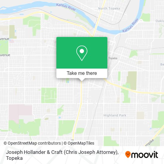 Joseph Hollander & Craft (Chris Joseph Attorney) map