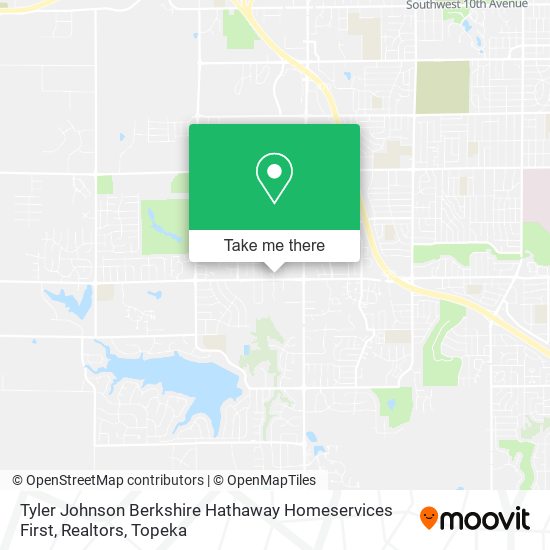 Mapa de Tyler Johnson Berkshire Hathaway Homeservices First, Realtors