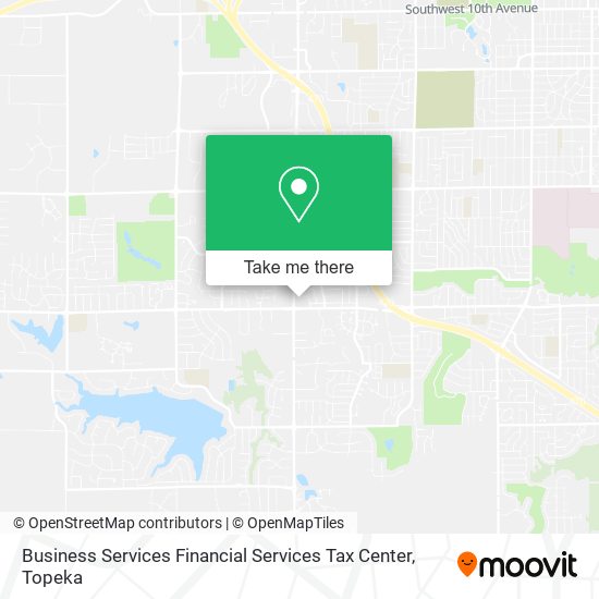 Business Services Financial Services Tax Center map