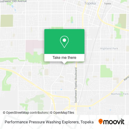 Performance Pressure Washing Explorers map