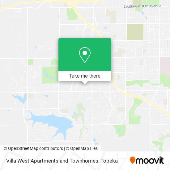 Villa West Apartments and Townhomes map