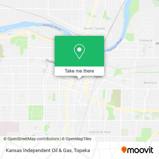 Kansas Independent Oil & Gas map