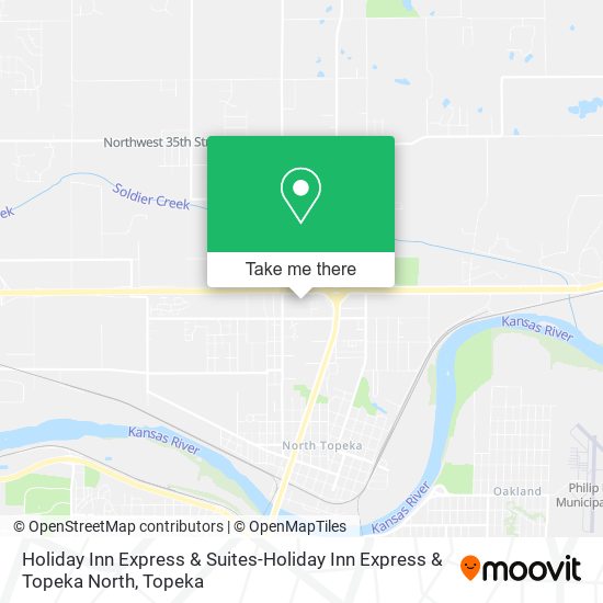 Mapa de Holiday Inn Express & Suites-Holiday Inn Express & Topeka North