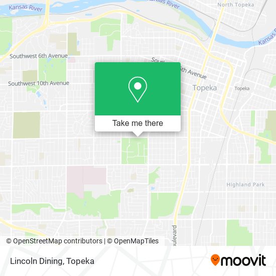 Lincoln Dining map