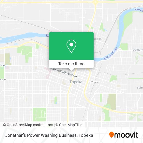 Jonathan's Power Washing Business map