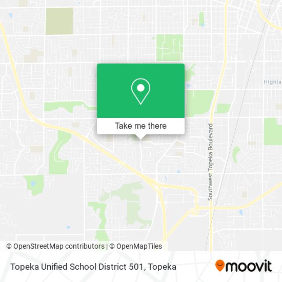 Mapa de Topeka Unified School District 501