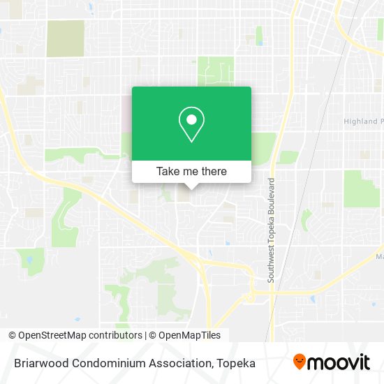 Briarwood Condominium Association map