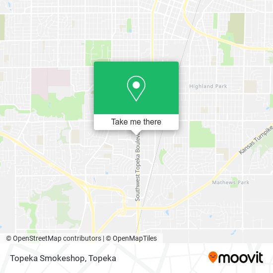 Topeka Smokeshop map