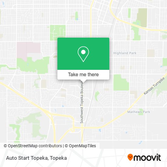 Auto Start Topeka map