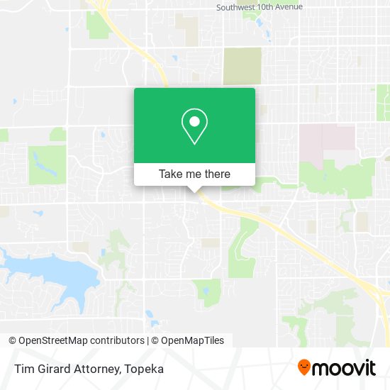 Tim Girard Attorney map