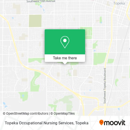 Mapa de Topeka Occupational Nursing Services