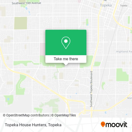 Mapa de Topeka House Hunters