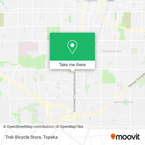 Mapa de Trek Bicycle Store