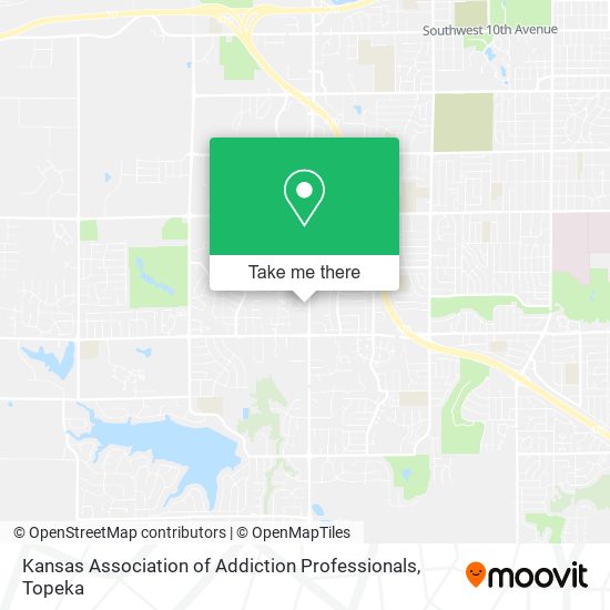 Kansas Association of Addiction Professionals map