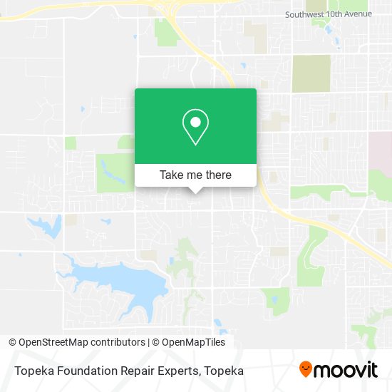 Mapa de Topeka Foundation Repair Experts