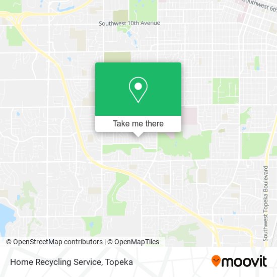 Home Recycling Service map