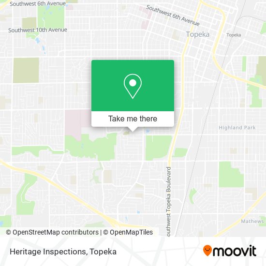 Heritage Inspections map