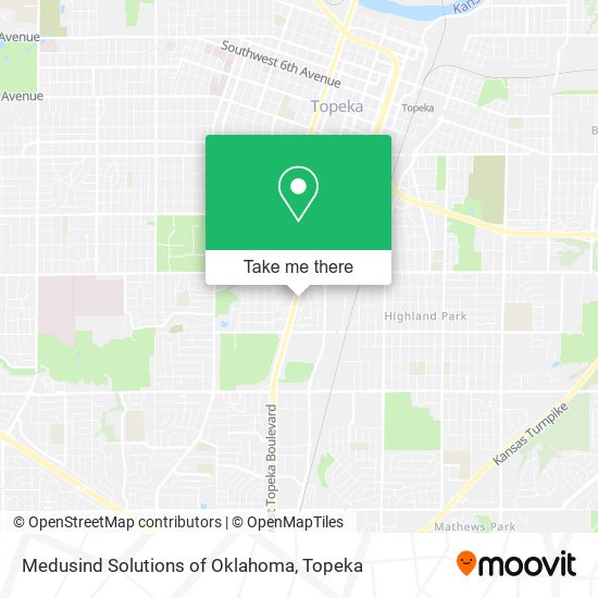 Medusind Solutions of Oklahoma map