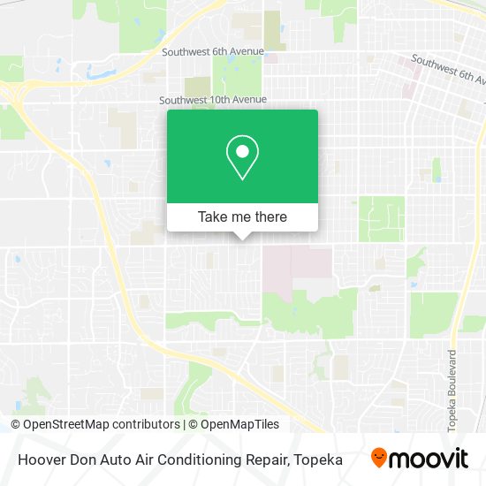 Mapa de Hoover Don Auto Air Conditioning Repair