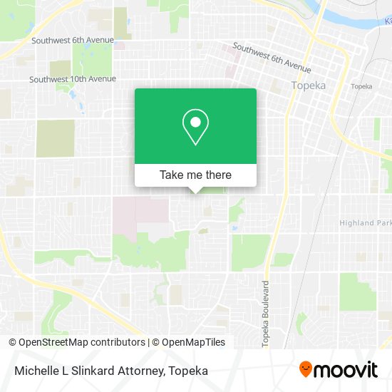 Michelle L Slinkard Attorney map