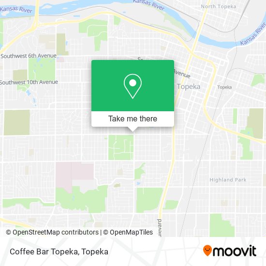 Coffee Bar Topeka map