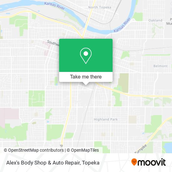 Alex's Body Shop & Auto Repair map