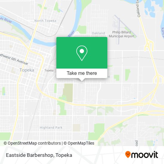 Eastside Barbershop map