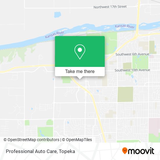 Professional Auto Care map