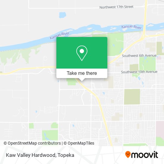 Kaw Valley Hardwood map