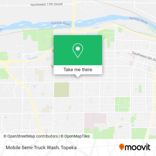 Mobile Semi-Truck Wash map
