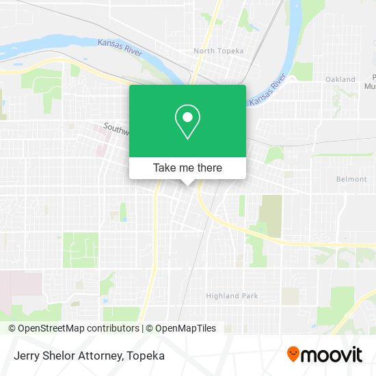 Jerry Shelor Attorney map