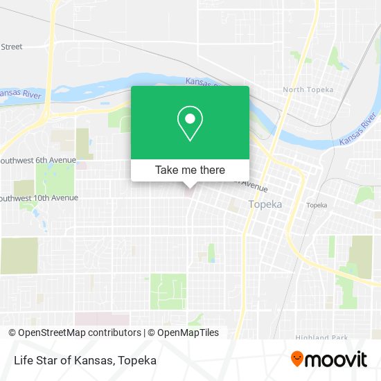 Life Star of Kansas map