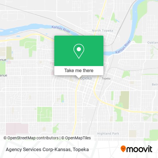 Agency Services Corp-Kansas map