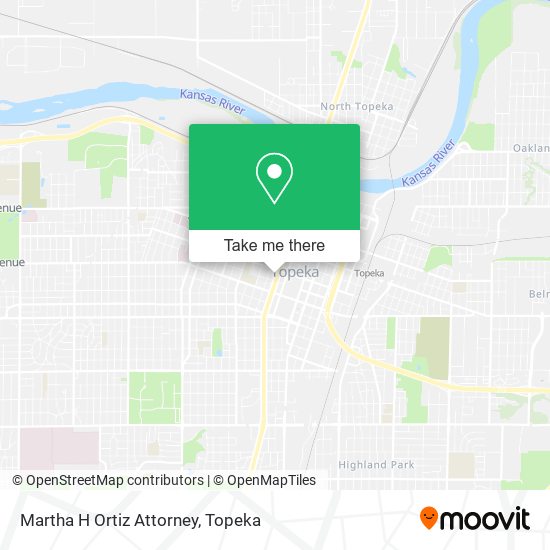 Martha H Ortiz Attorney map
