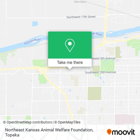 Northeast Kansas Animal Welfare Foundation map