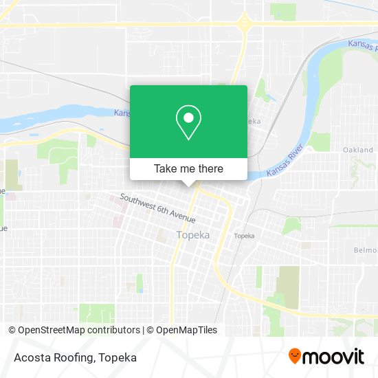 Acosta Roofing map
