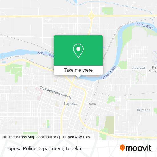 Mapa de Topeka Police Department