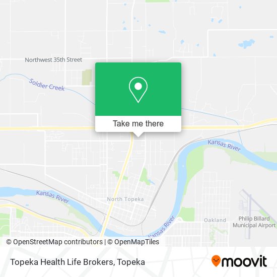 Mapa de Topeka Health Life Brokers