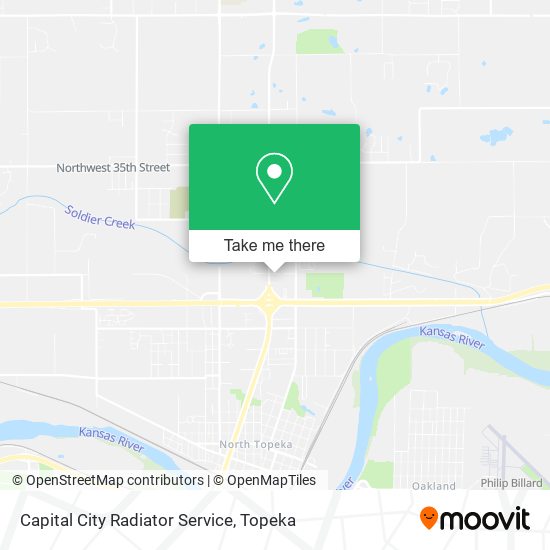 Capital City Radiator Service map